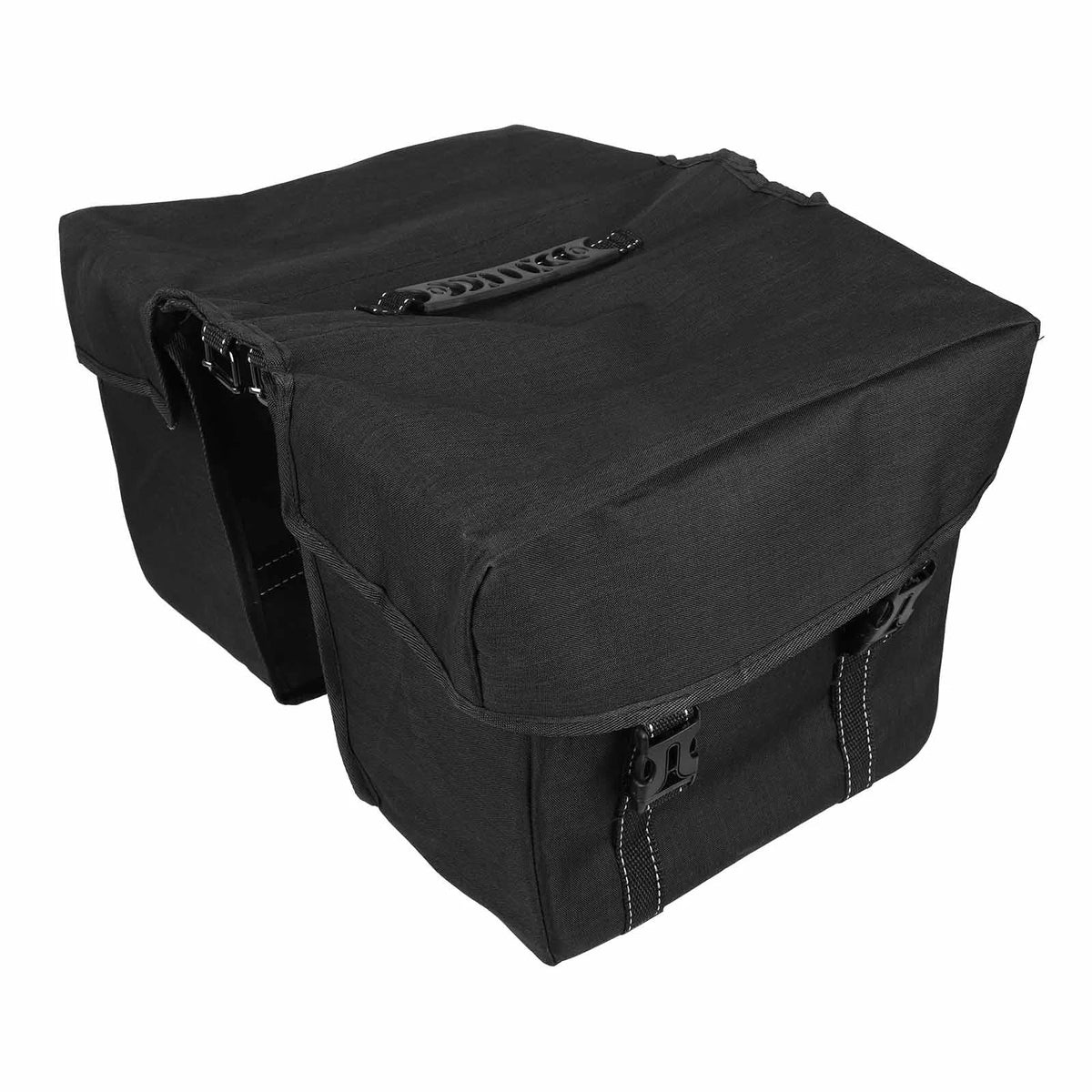 ULP9257.1 – Black double bicycle rack pannier bags – view 1