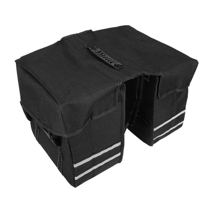 ULP9257.1 – Black double bicycle rack pannier bags – view 6