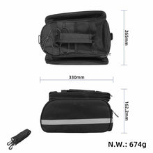 ULP9259.1 – Bicycle rack bag with expandable side compartments – view 2