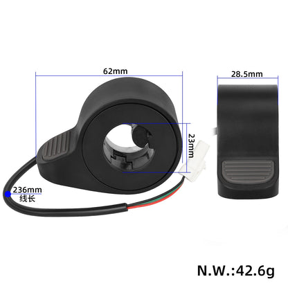 ULPHP25060623-1 – Xiaomi Elite black and gray thumb throttle – view 2