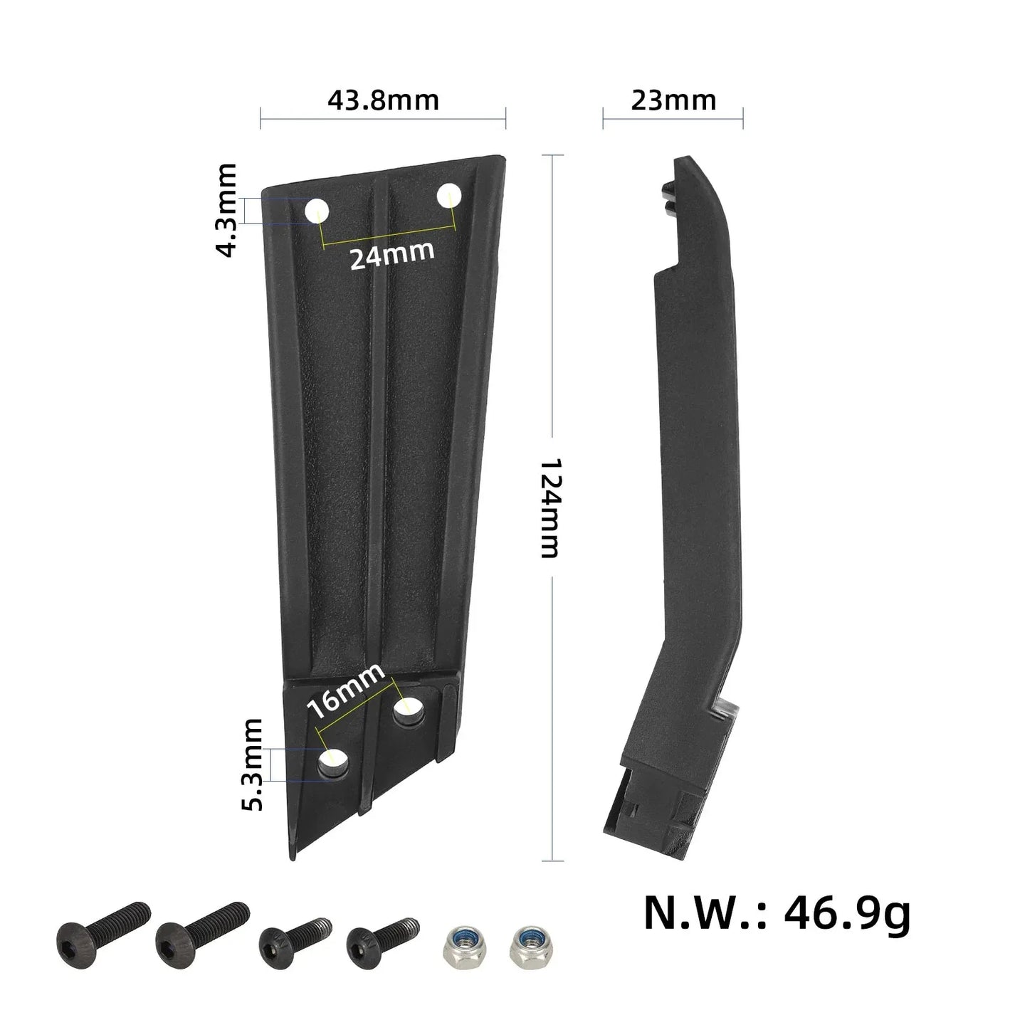 Rear fender bracket for KuKirin G2 Pro electric scooter