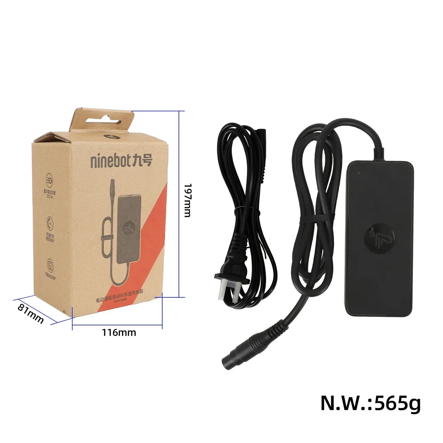 Original Segway 53.6 V 3.9 A fast charger for Ninebot F3