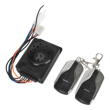 Universal Alarm with Remote Locking for Electric Vehicles 36–72V – alarm unit and two remotes