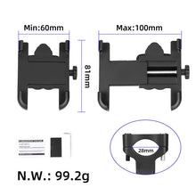Universal aluminum phone holder for electric scooter, bicycle or motorcycle