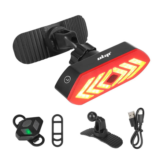 Universal USB rear light with turn signals for electric scooter or bicycle