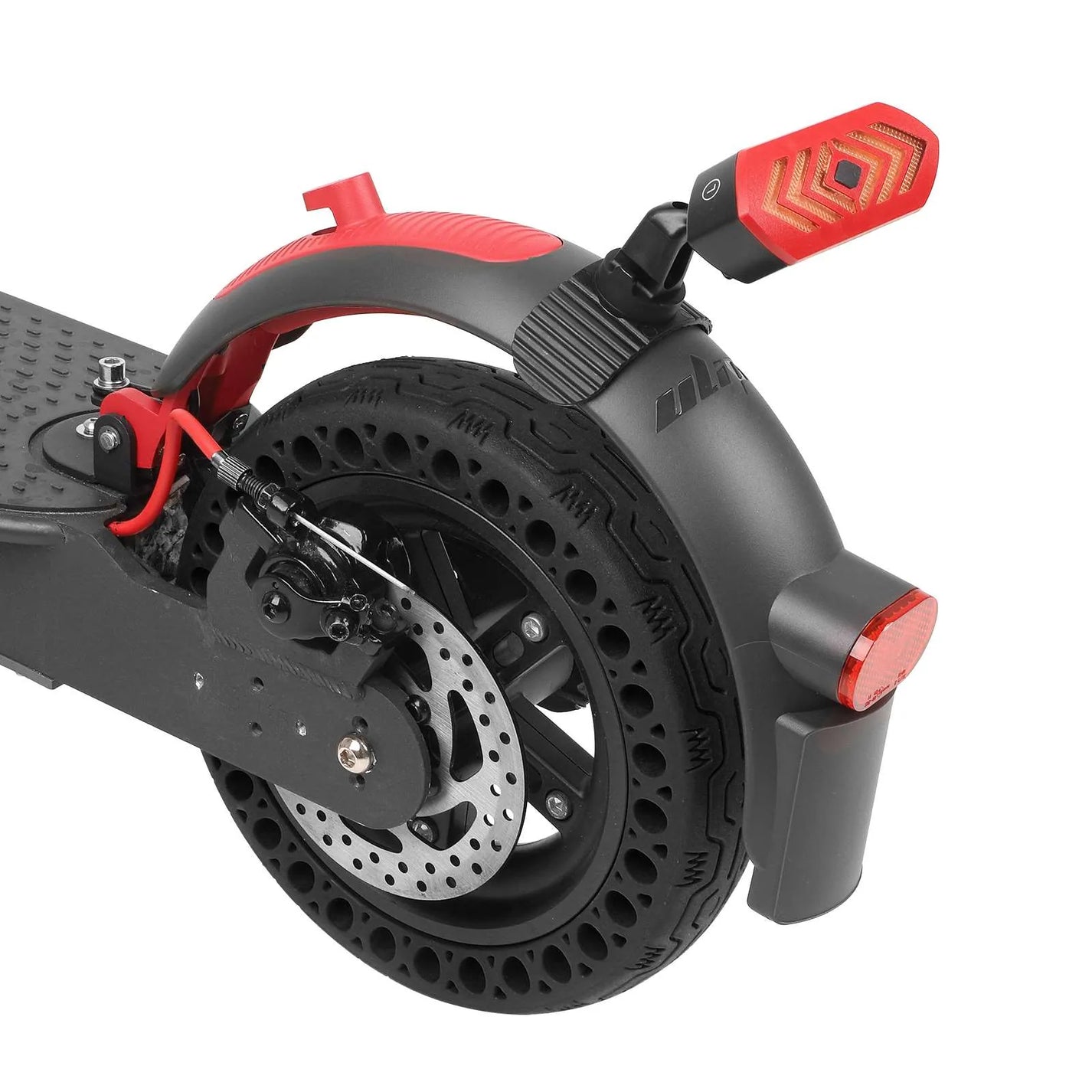 Universal USB rear light with turn signals for electric scooter or bicycle