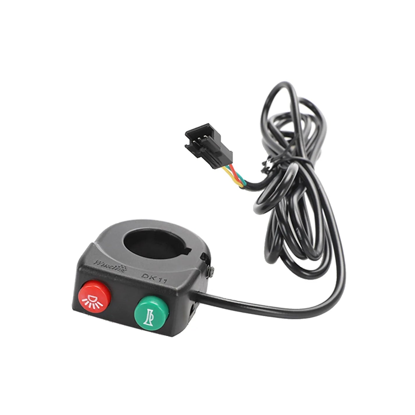 Universal waterproof 2-in-1 switch for electric scooter light and horn