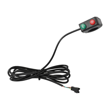 Universal waterproof 2-in-1 switch for electric scooter light and horn