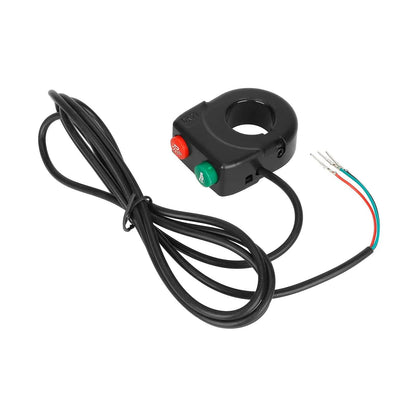 Universal waterproof 2-in-1 switch for electric scooter light and horn