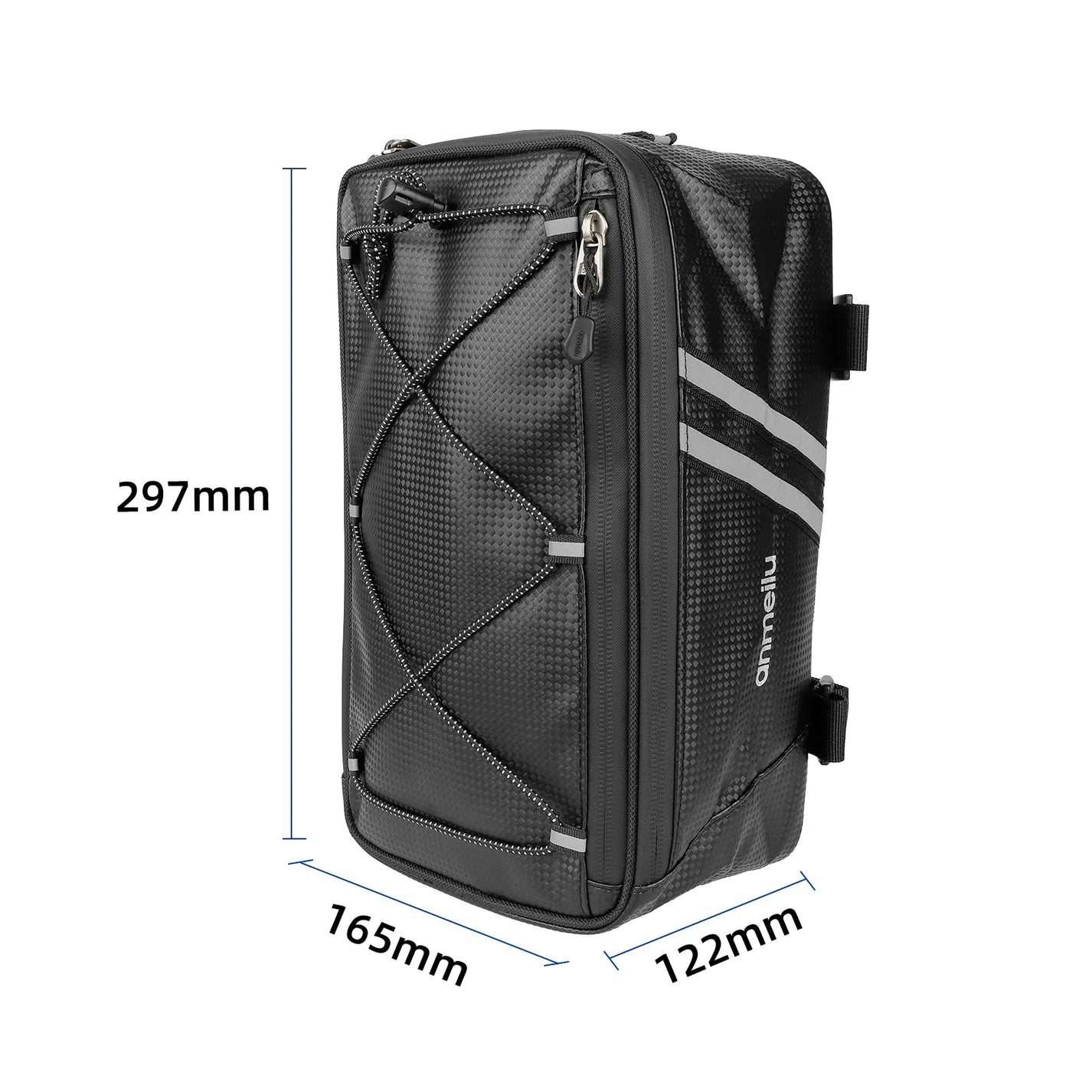 Waterproof trunk bag 8L for electric scooter or bicycle