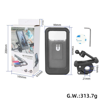 Waterproof universal phone holder - 360° Rotatable