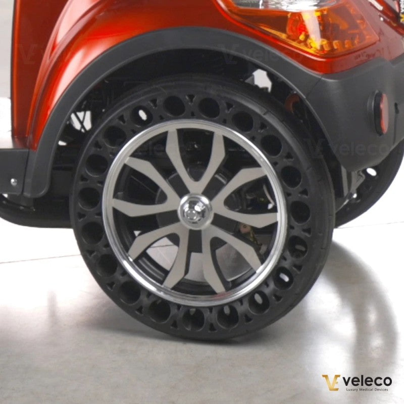 Solid tire set for Veleco Draco / Turris / Cristal / ZT63 / ZT15