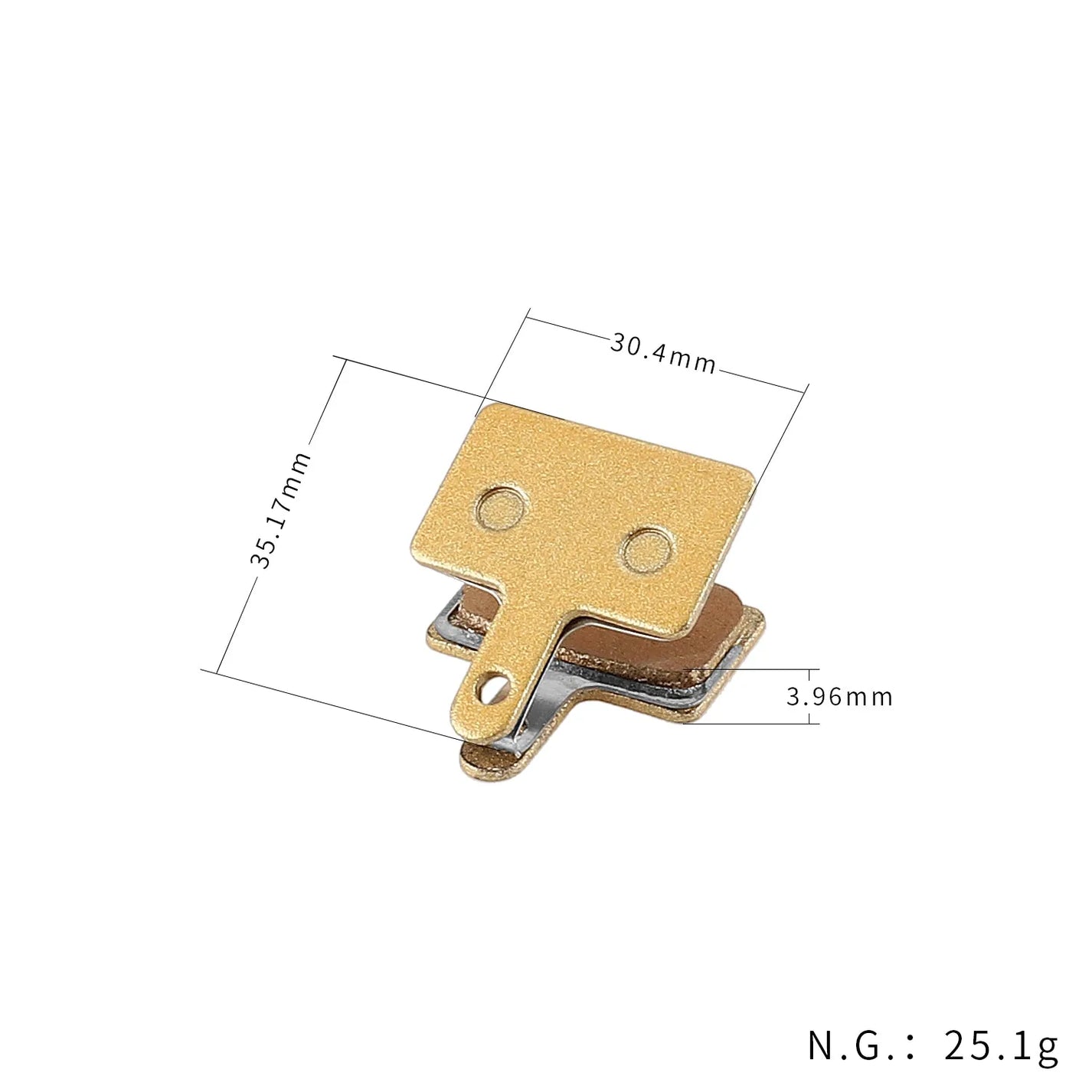 ZOOM metallic brake pads for Kaabo Wolf King GT electric scooter