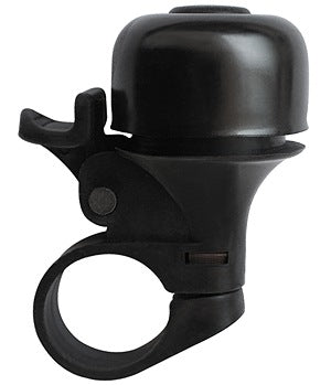 Universal Bell for Electric Scooter – black bell with mounting clamp