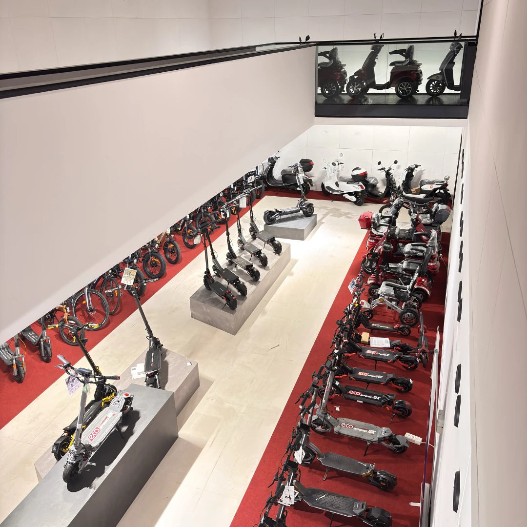 Inside the EVOLT showroom
